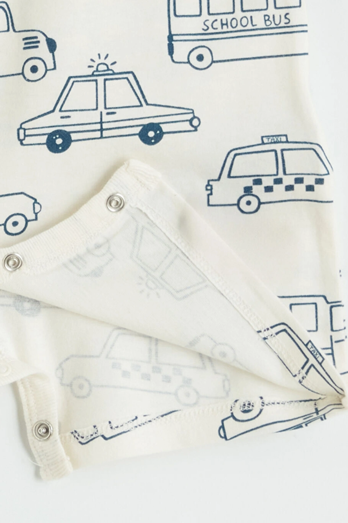 LCW baby Ekru Erkek Bebek Baskılı Tulum 2li