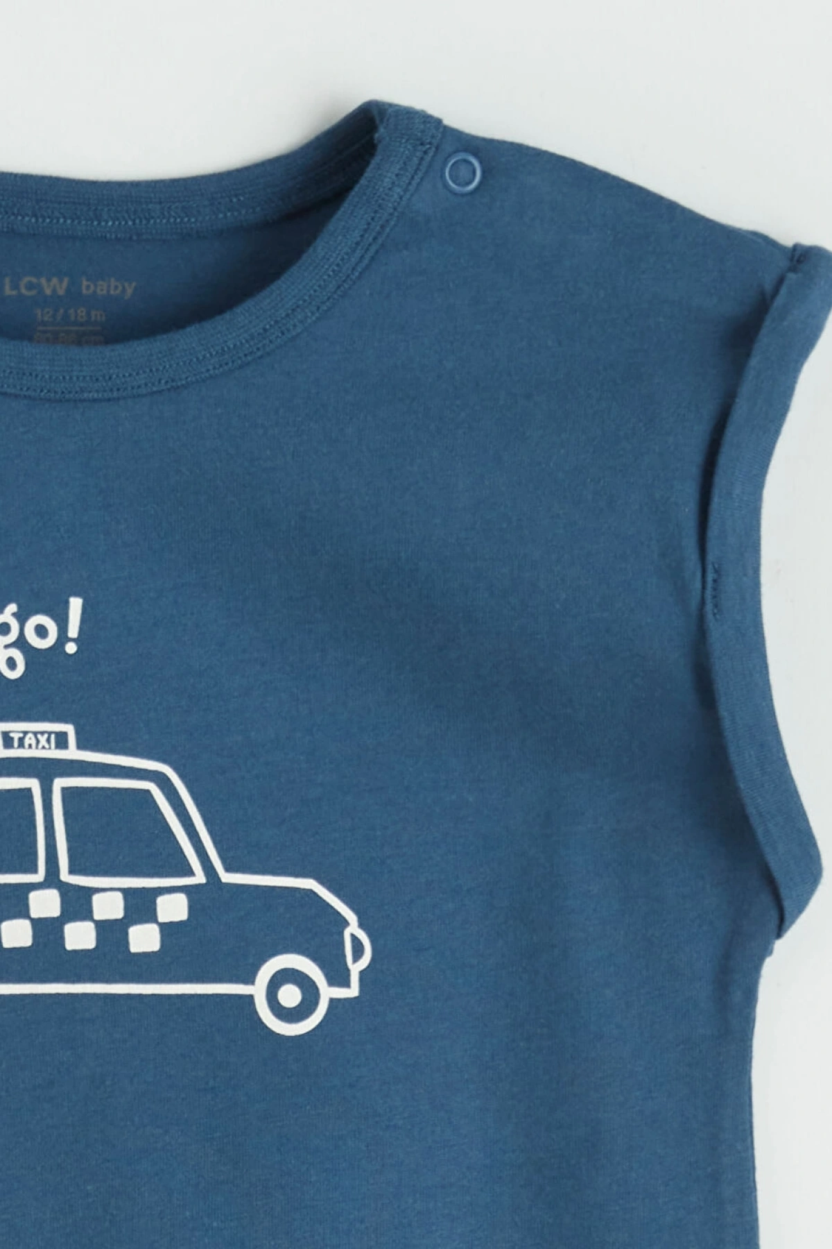 LCW baby Ekru Erkek Bebek Baskılı Tulum 2li