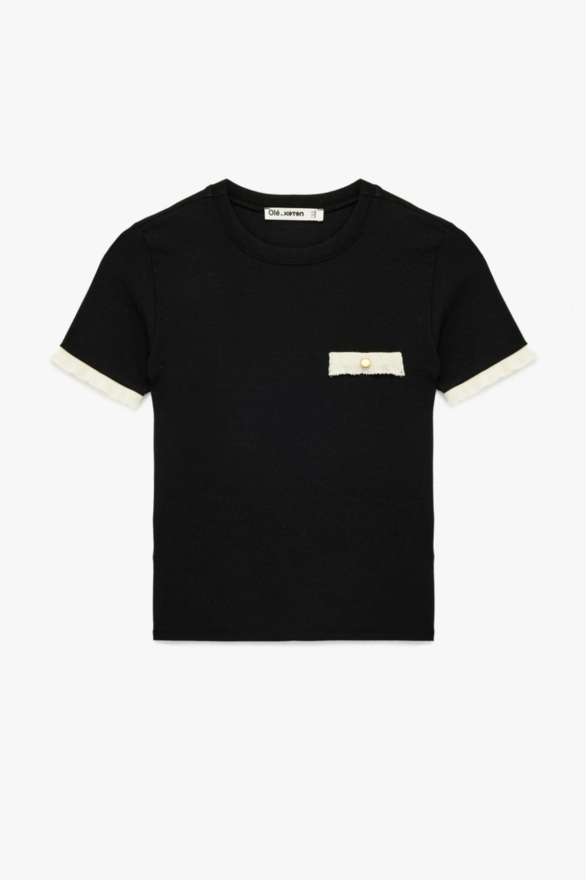 Koton Regular Fit Kısa Kollu Bisiklet Yaka Pamuklu Tişört