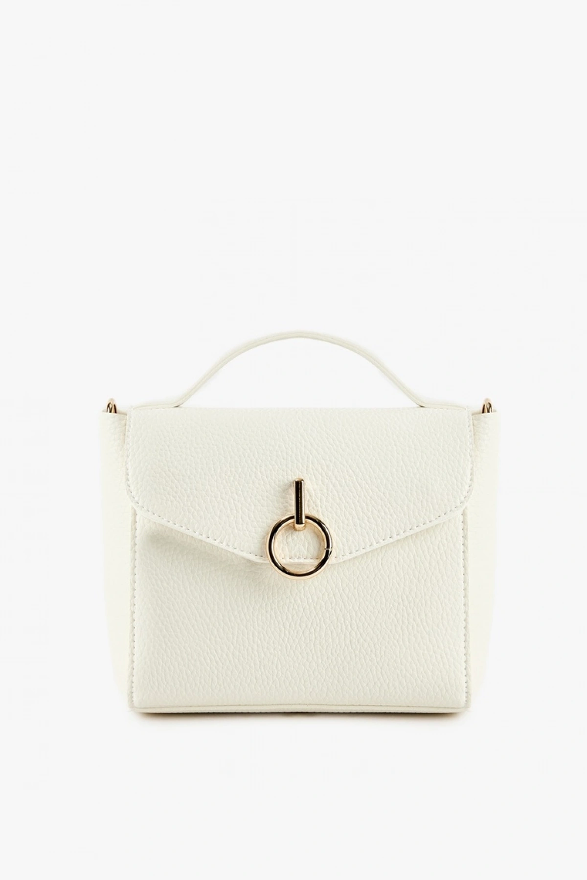 Koton Metal Aksesuarlı Saplı Askılı Suni Deri Çapraz Çanta