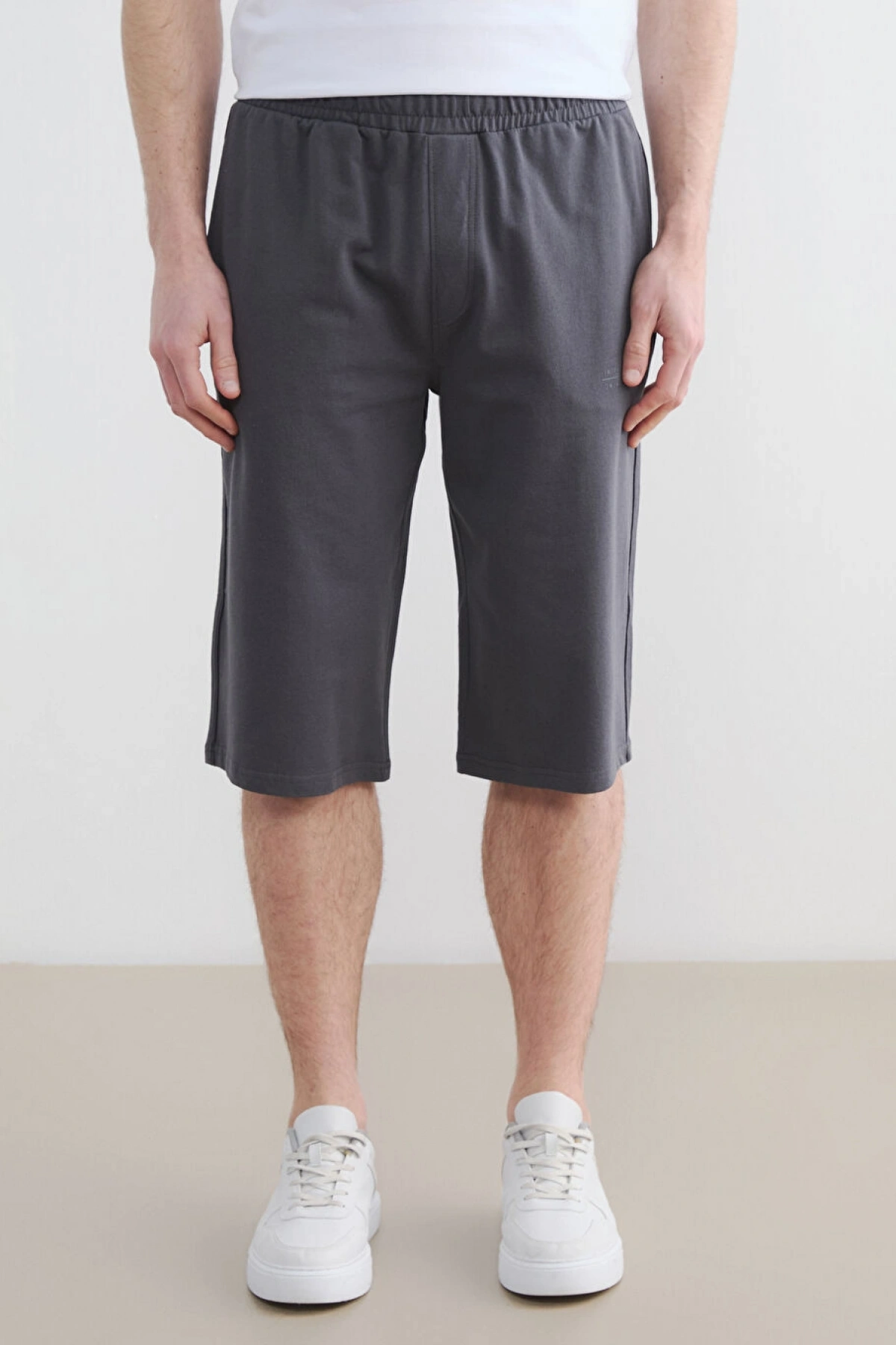 LCWAIKIKI Classic Gri Standart Kalıp Erkek Şort