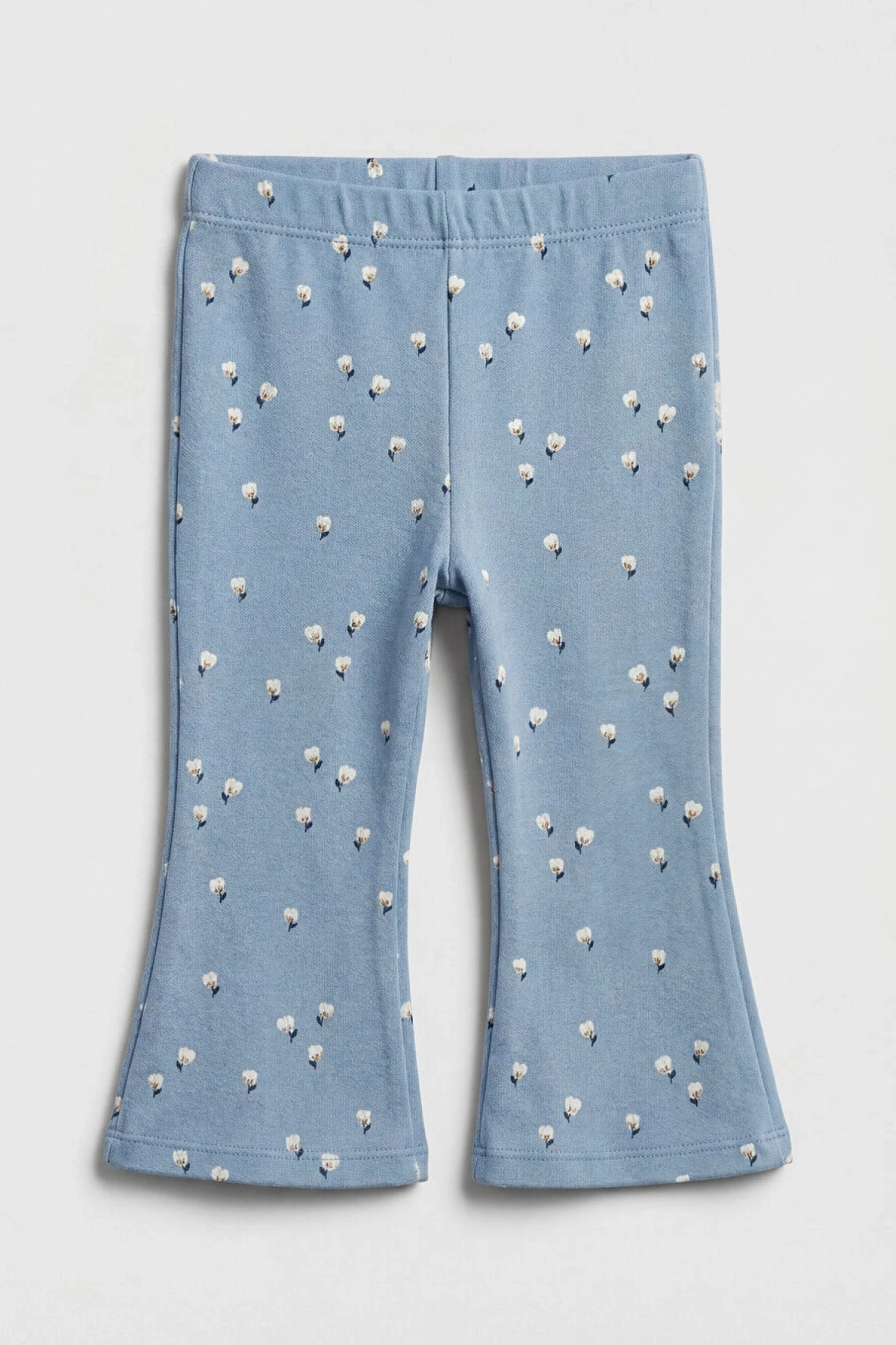 LCW baby Bej Fırfır Detaylı Çiçekli Kız Bebek Atlet Ve Tayt