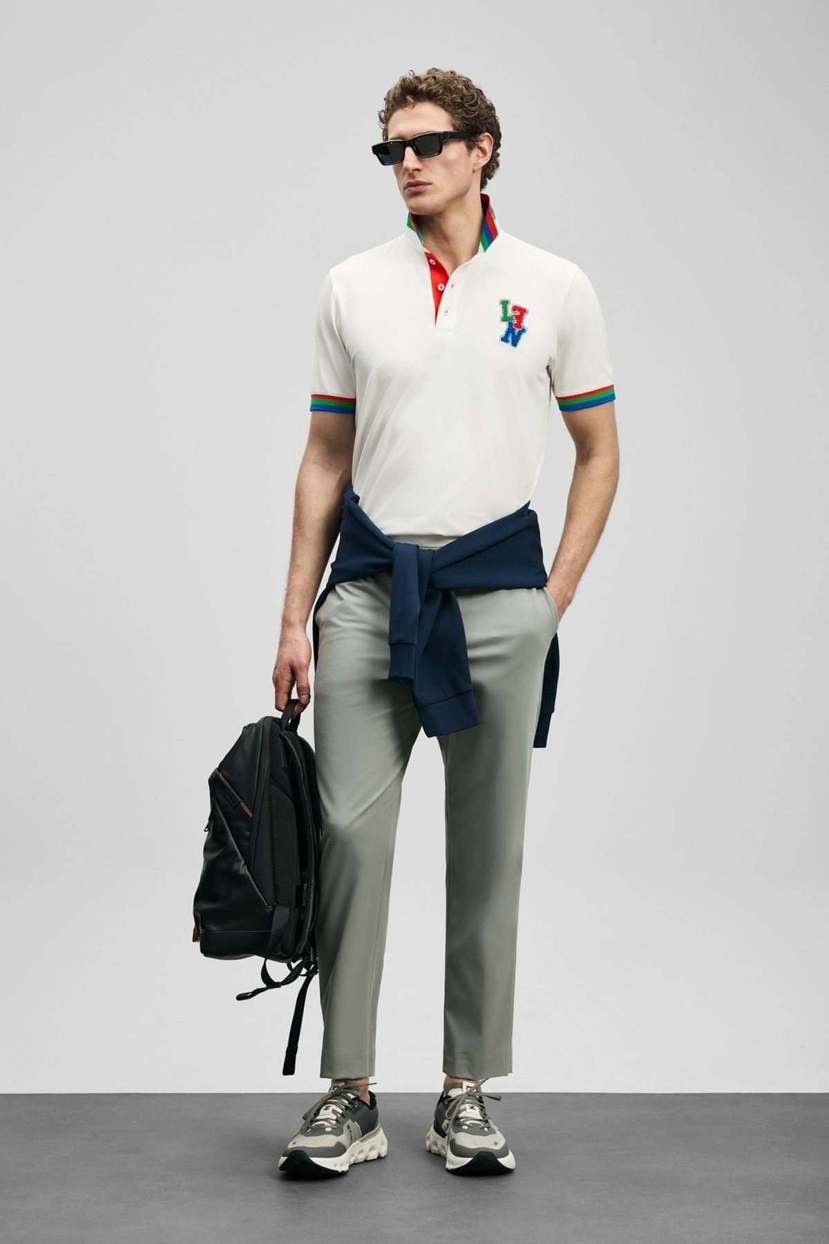 Lufian 111040231 Fun Smart Erkek Polo Tişört Erkek Tişort BEYAZ