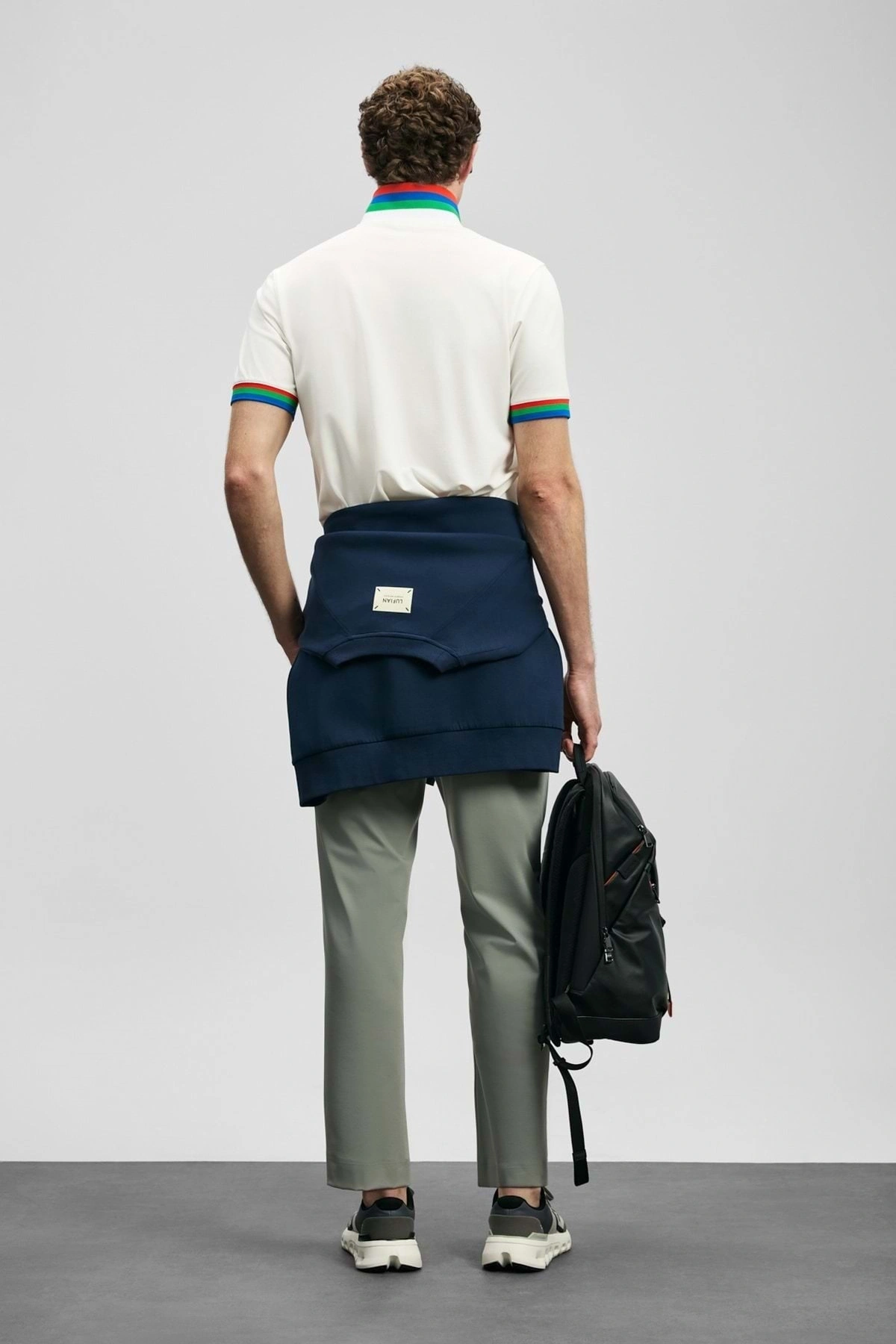 Lufian 111040231 Fun Smart Erkek Polo Tişört Erkek Tişort BEYAZ