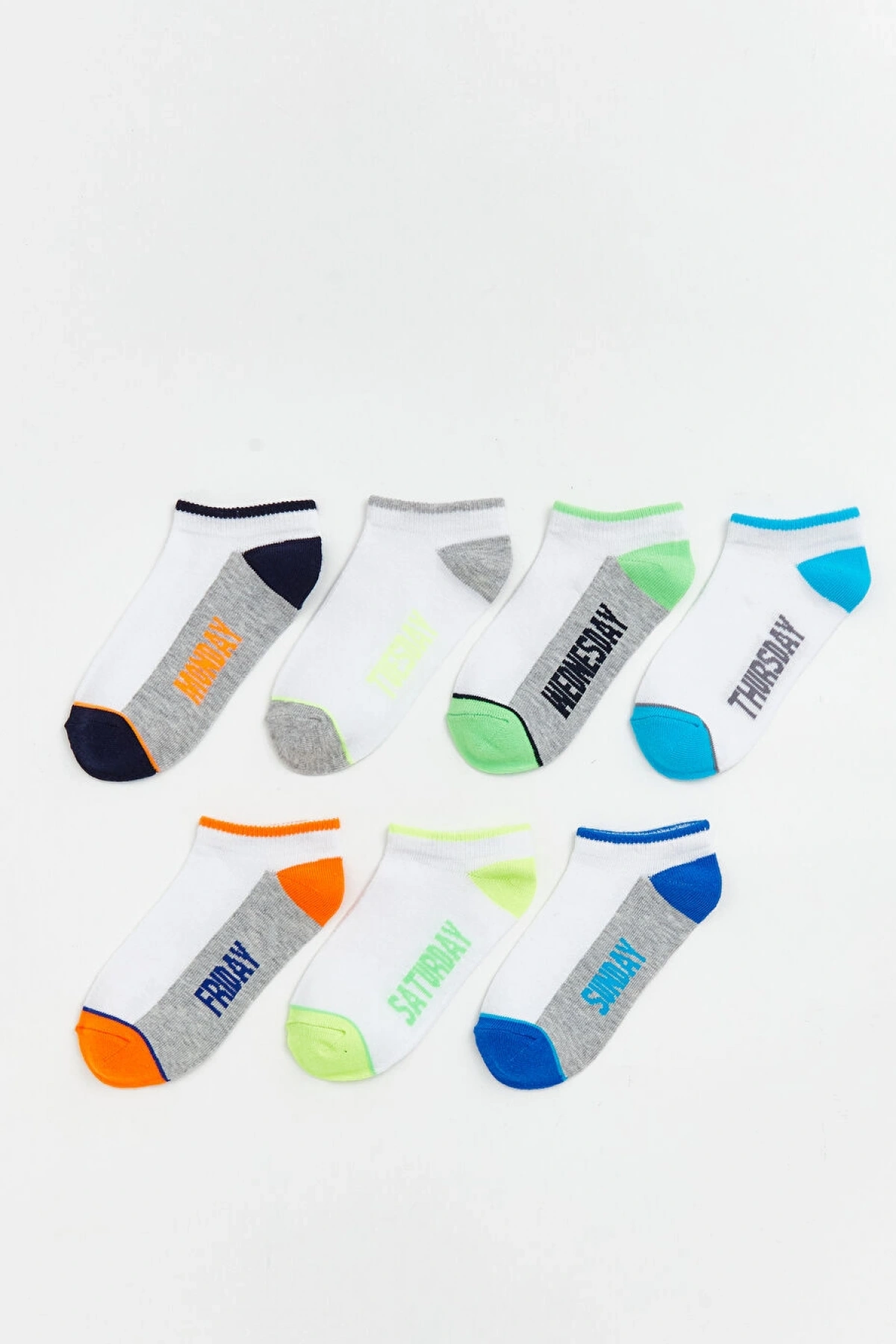 LCW Kids Karışık Erkek Çocuk Desenli Patik Çorap 7li