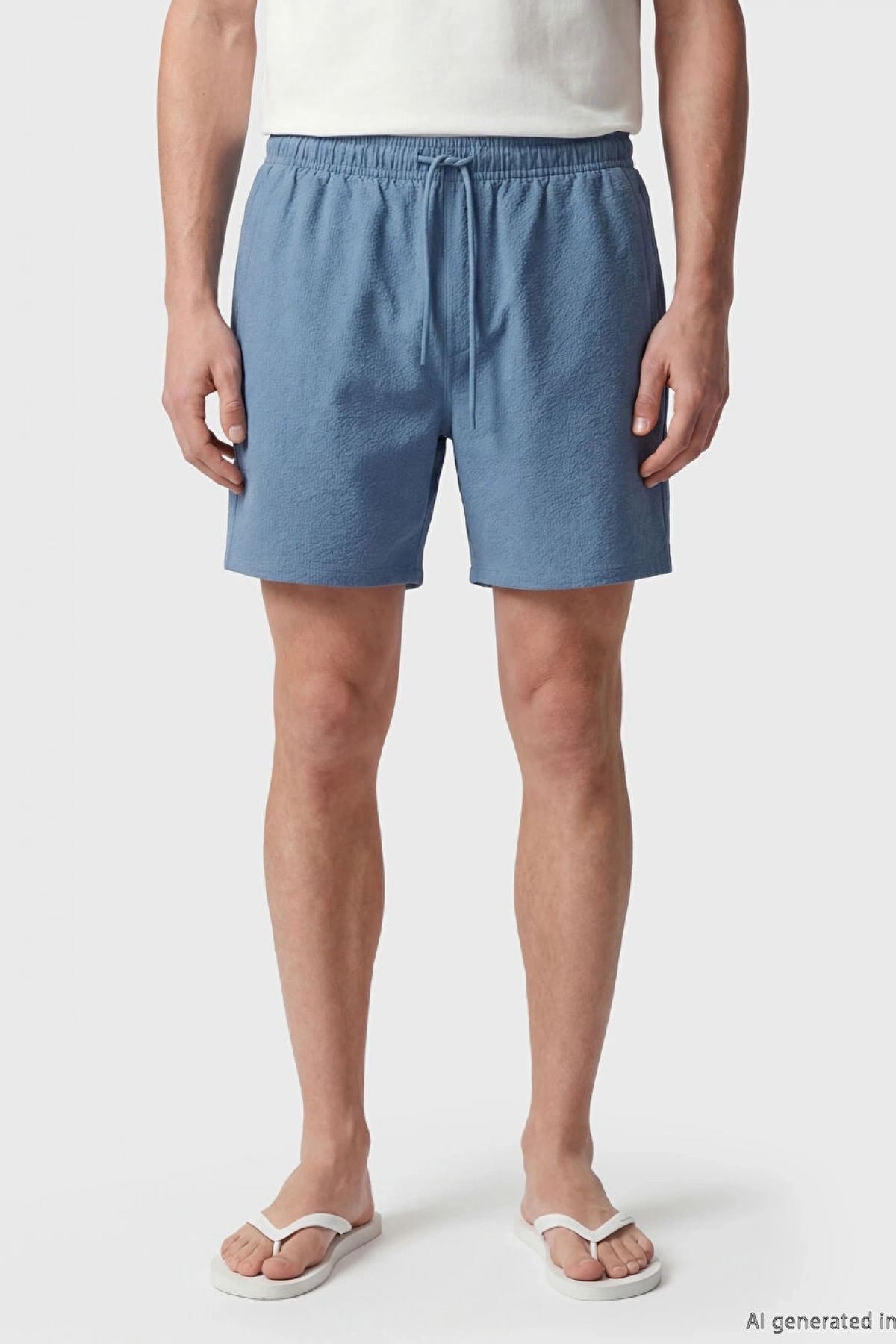 LCW SWIMWEAR Mavi Kısa Boy Erkek Deniz Şortu