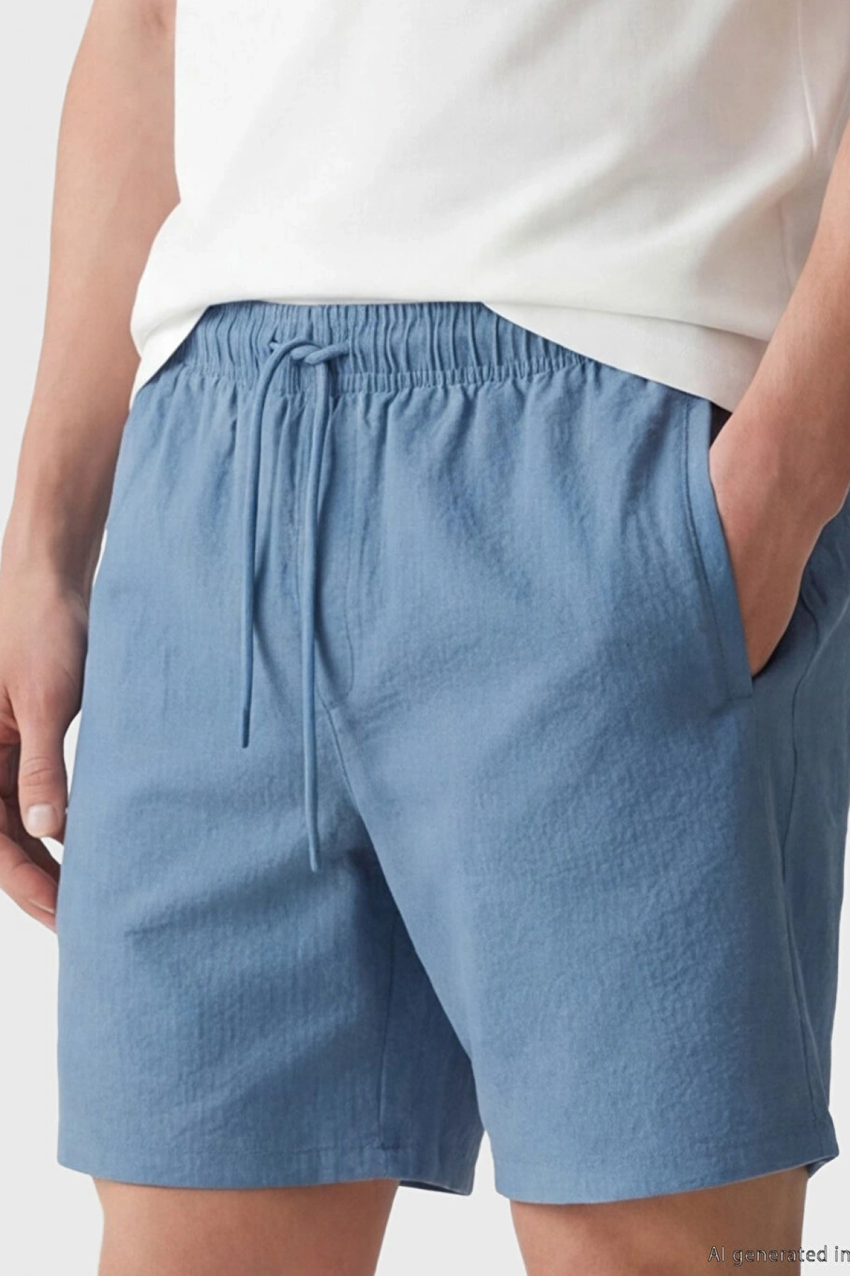 LCW SWIMWEAR Mavi Kısa Boy Erkek Deniz Şortu