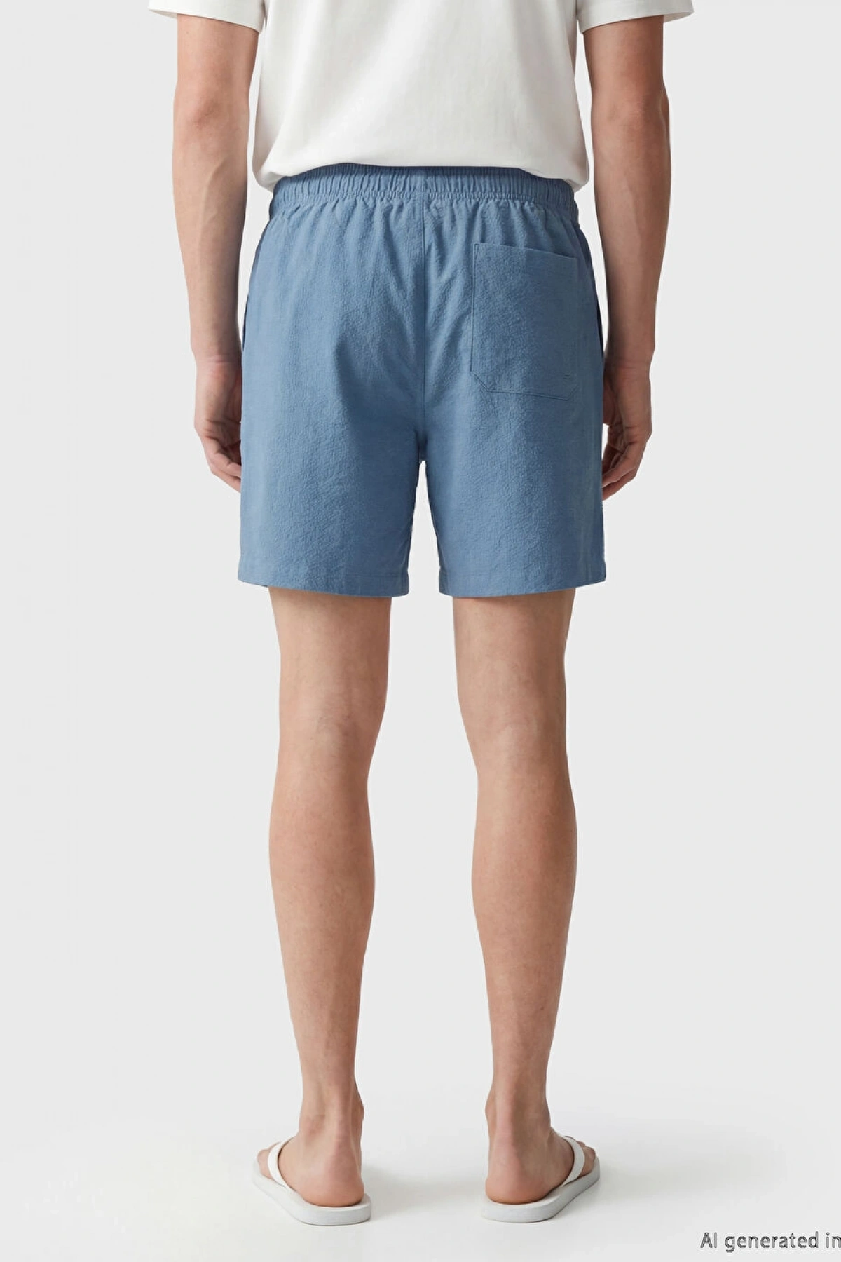 LCW SWIMWEAR Mavi Kısa Boy Erkek Deniz Şortu