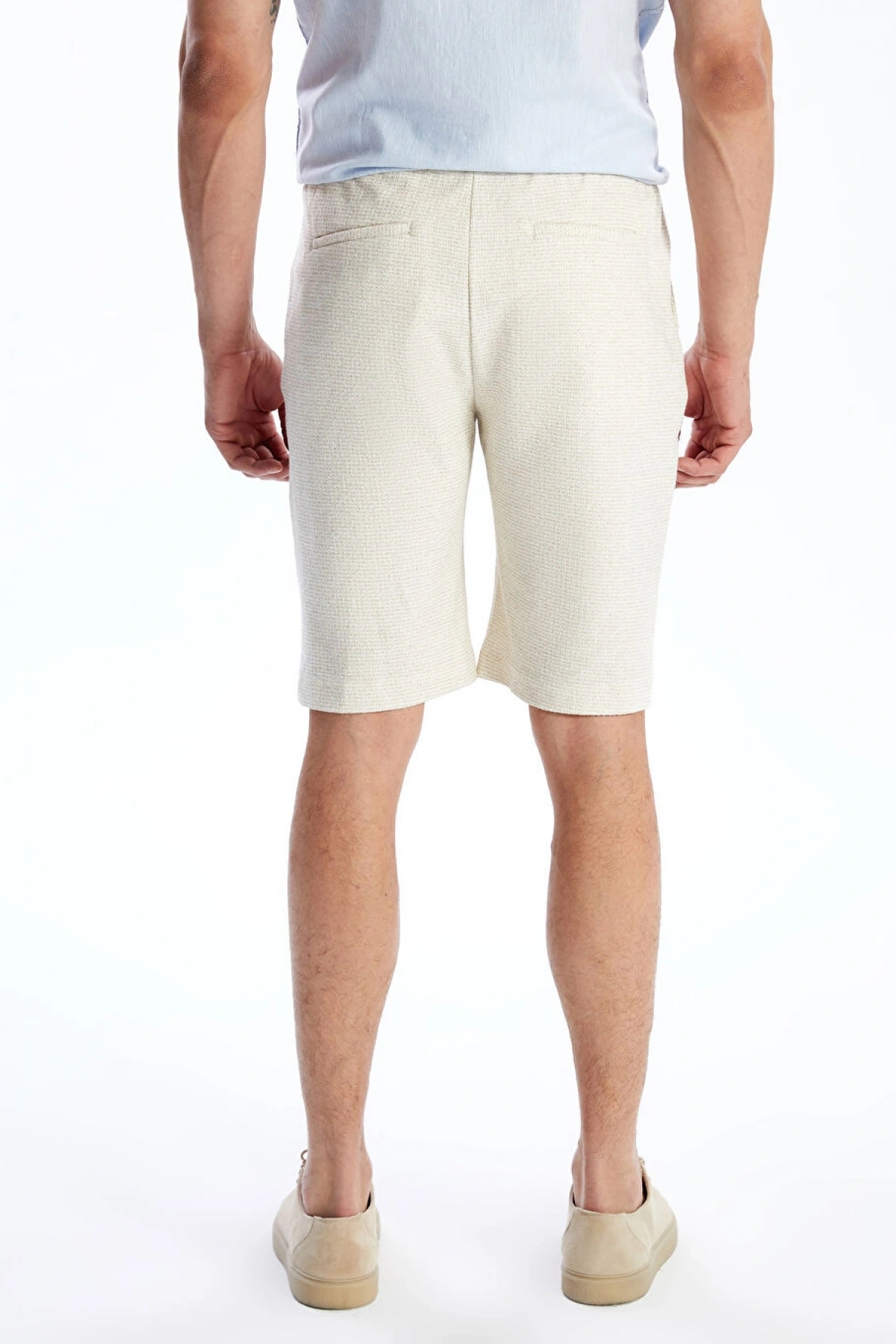 LCW Vision Bej Standart Kalıp Erkek Şort