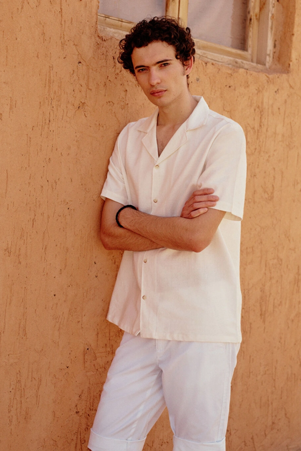 LCWAIKIKI Classic Beyaz Standart Kalıp Gabardin Erkek Bermuda Şort