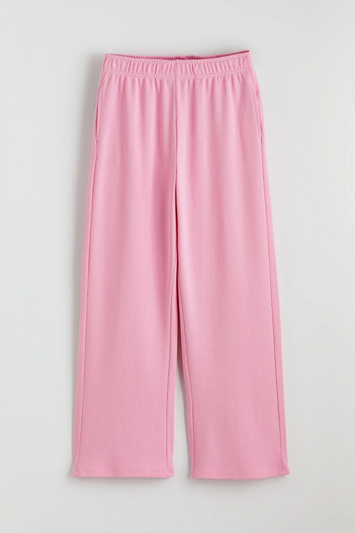 LCW Kids Pembe Bisiklet Yaka Kız Çocuk Tişört Ve Eşofman Altı