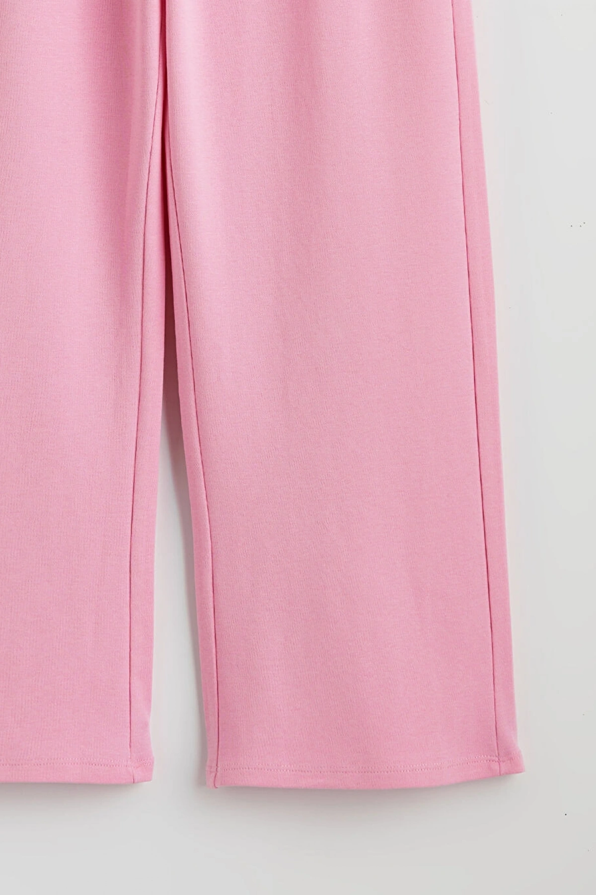 LCW Kids Pembe Bisiklet Yaka Kız Çocuk Tişört Ve Eşofman Altı