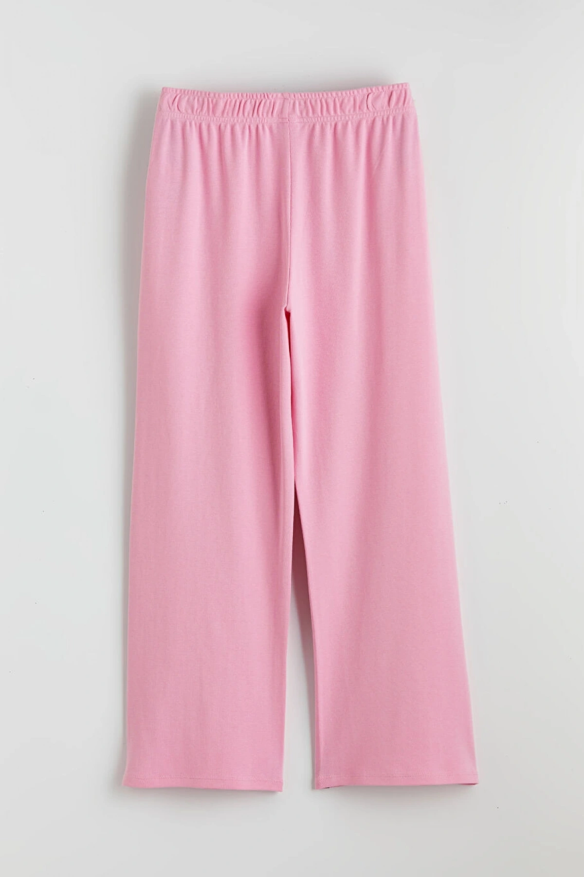 LCW Kids Pembe Bisiklet Yaka Kız Çocuk Tişört Ve Eşofman Altı