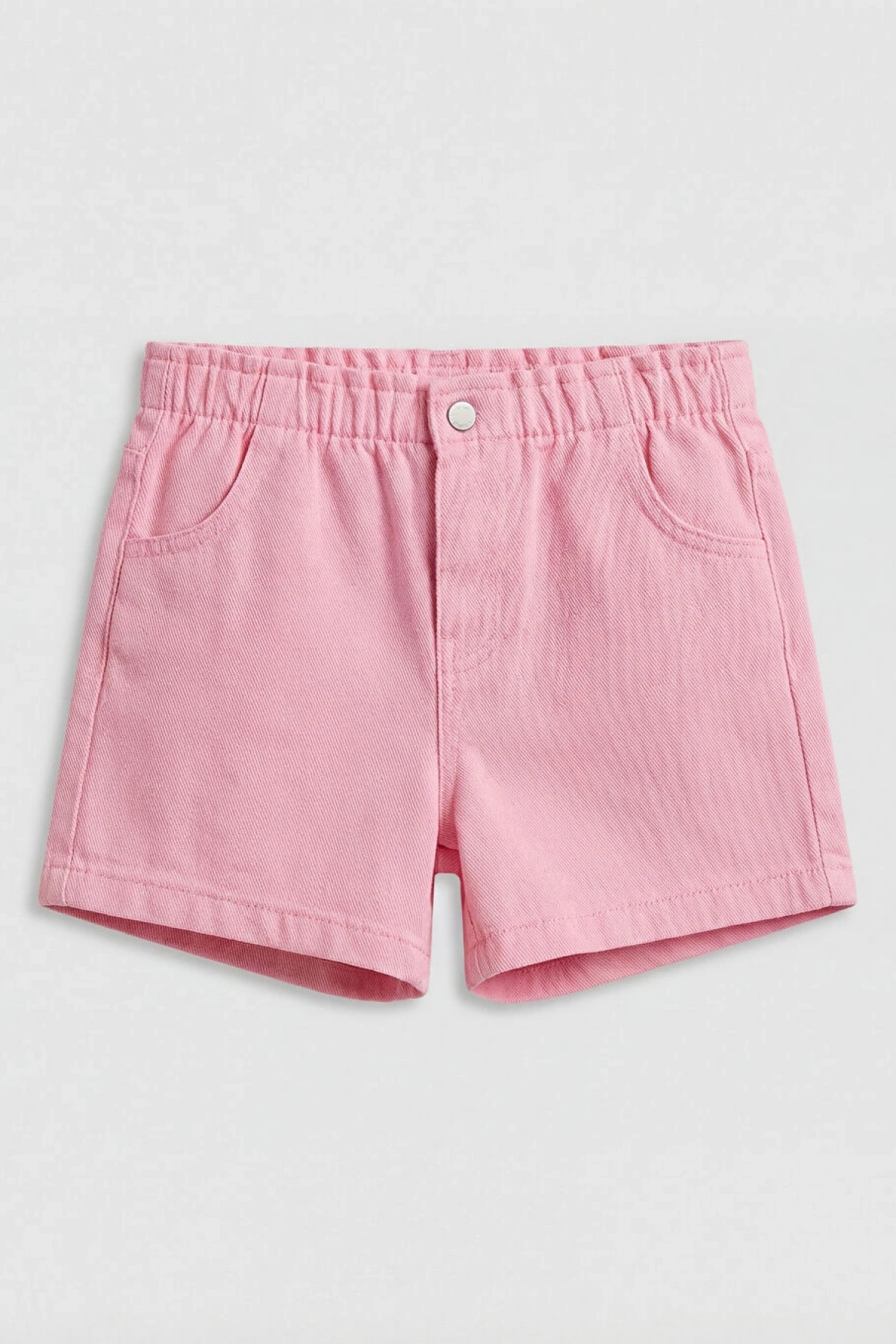 LCW baby Pembe Kız Bebek Gabardin Şort