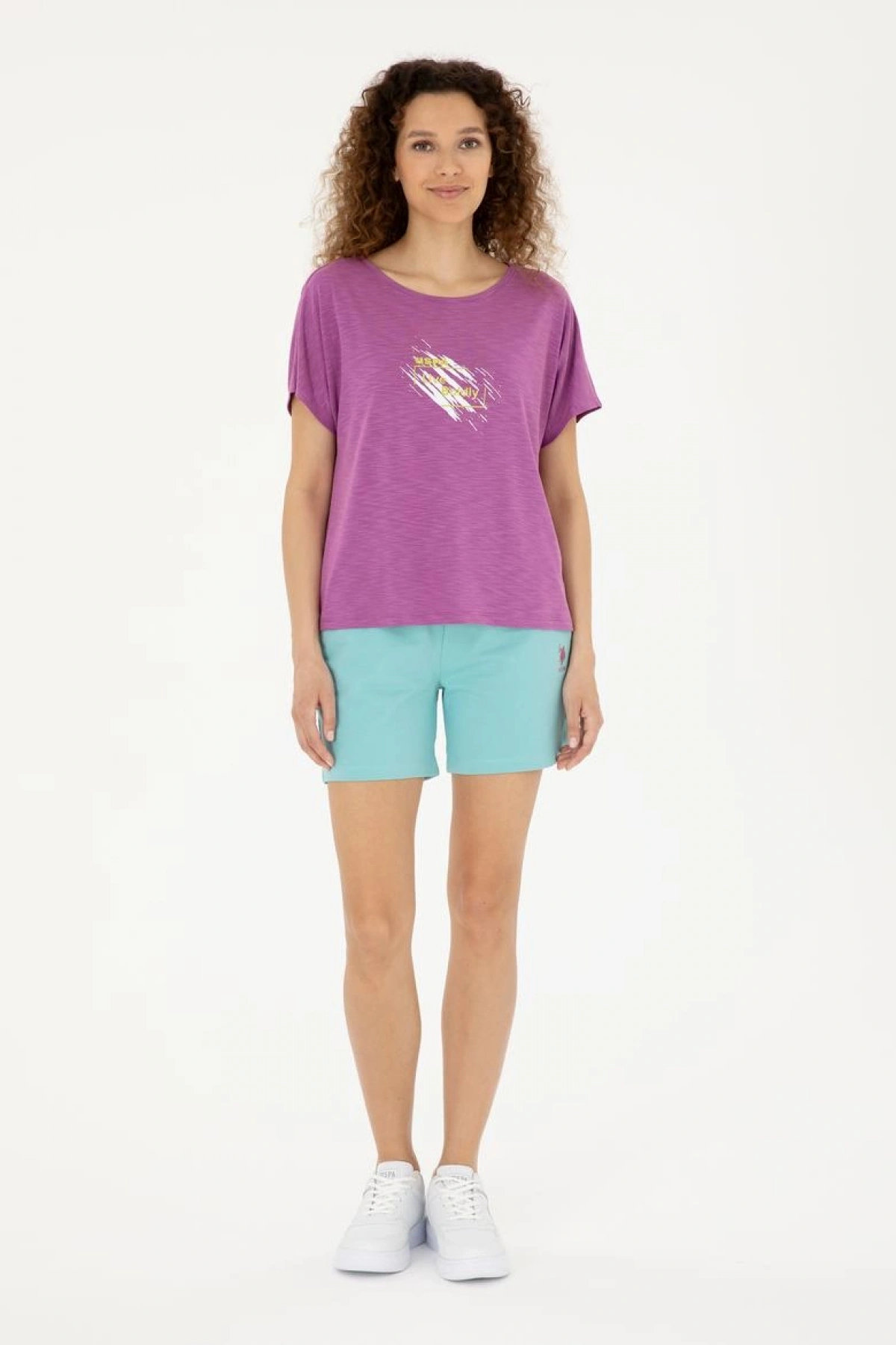 U.S.POLO Kadın Mint Örme Şort