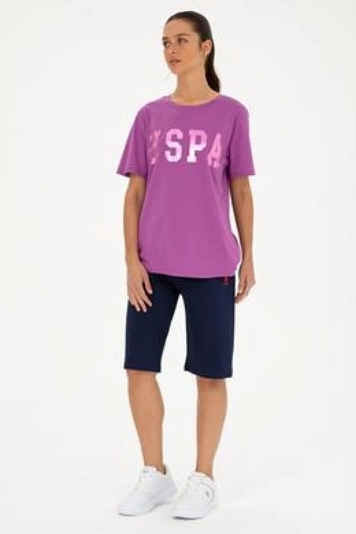 U.S.POLO Kadın Lacivert Örme Şort