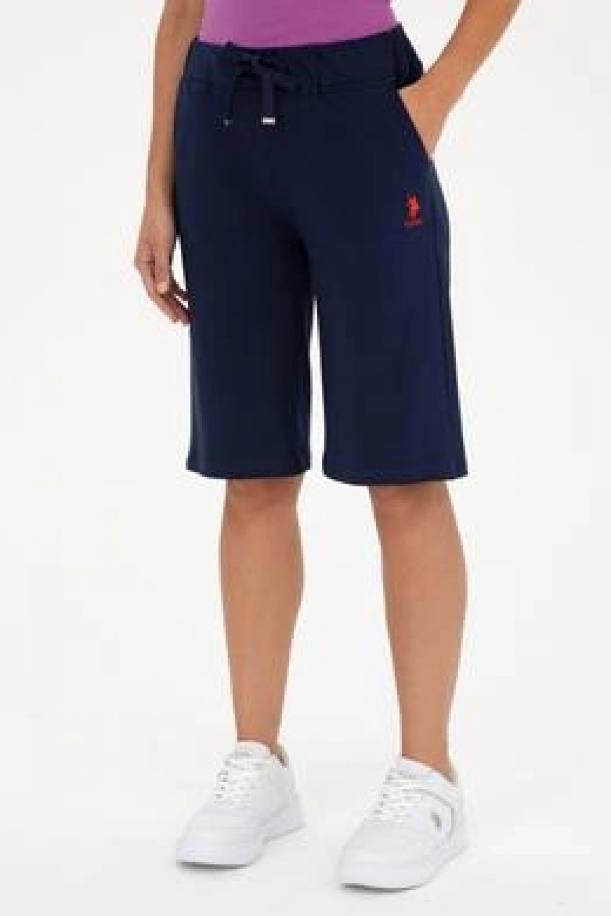 U.S.POLO Kadın Lacivert Örme Şort