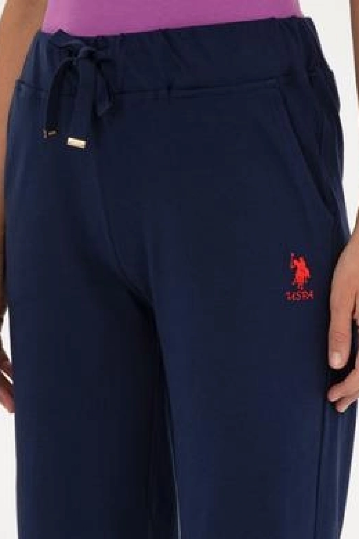 U.S.POLO Kadın Lacivert Örme Şort