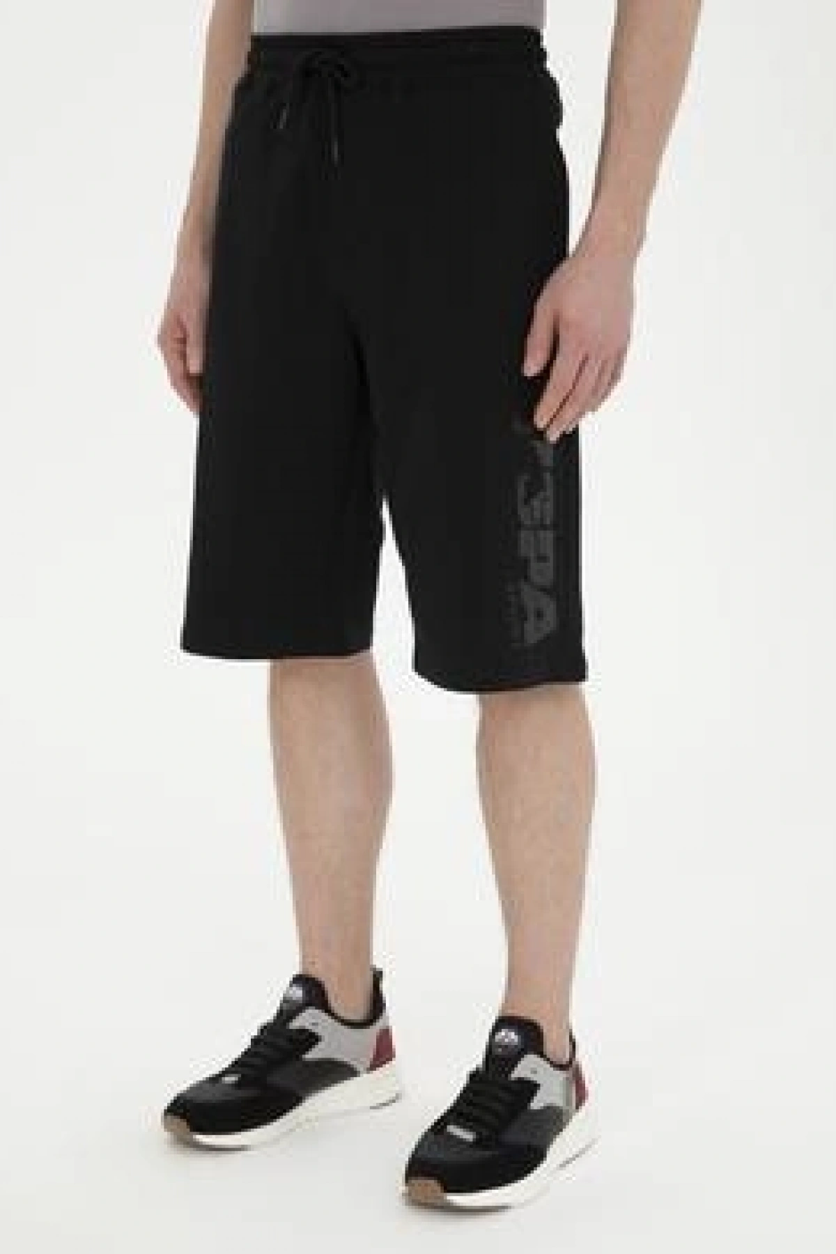 U.S.POLO Erkek Siyah Örme Şort