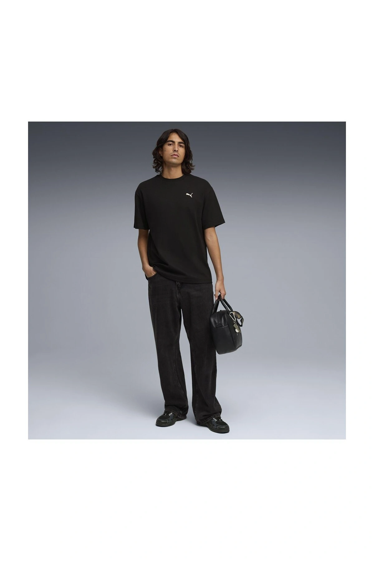 PUMA SİYA ERKEK T-SHİRT