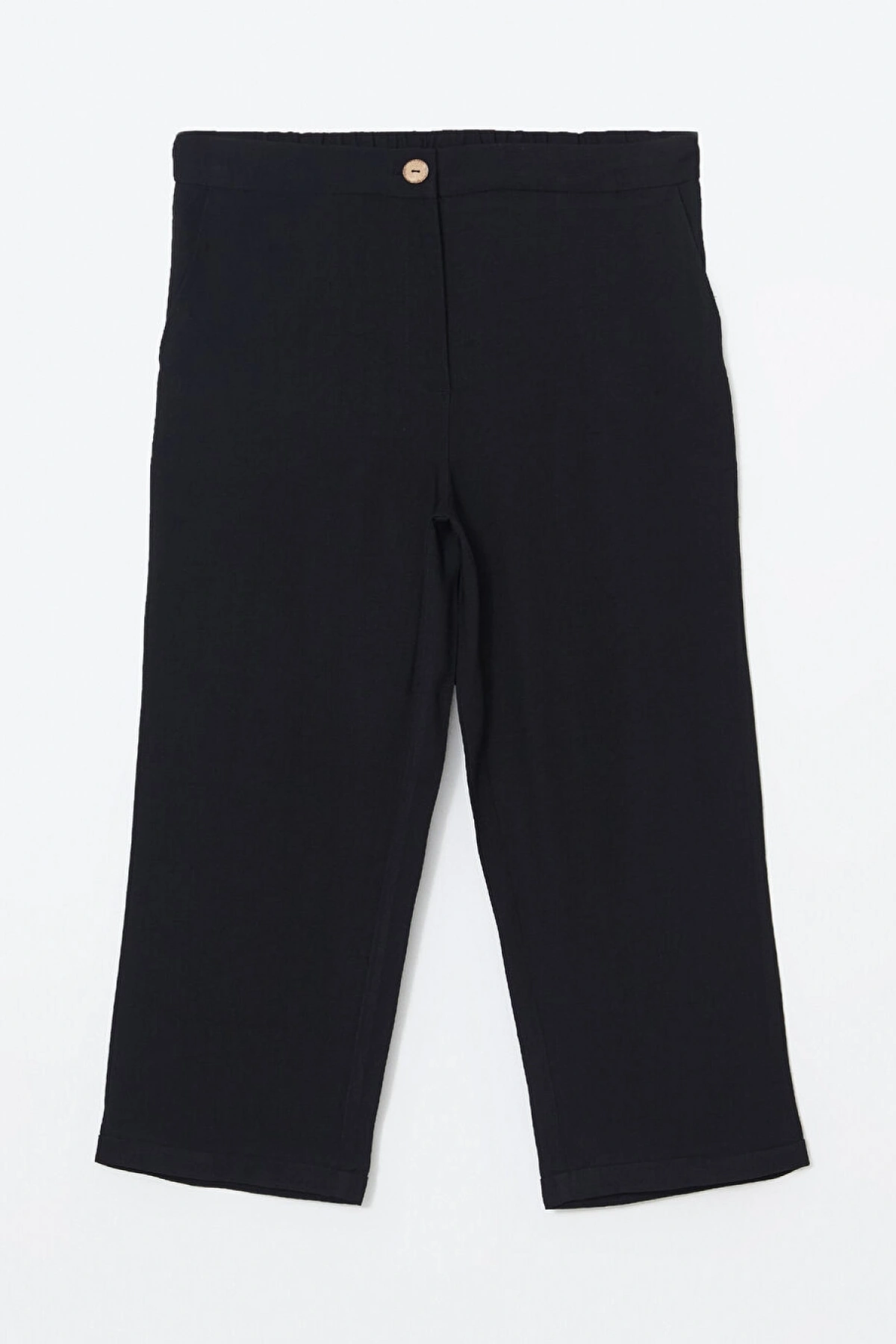 LCW Grace Siyah Beli Lastikli Kadın Kapri