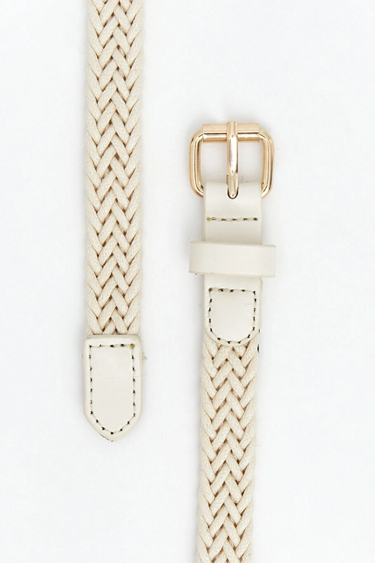 LCW ACCESSORIES Kahverengi Örgü Desenli Kadın Kemer 2li