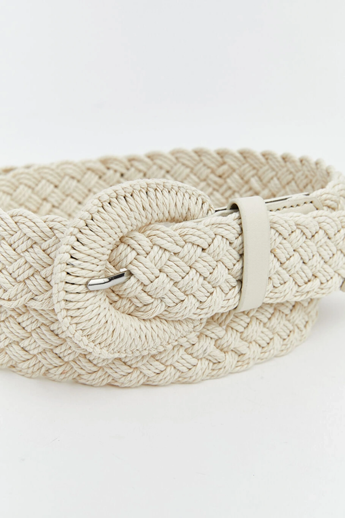 LCW ACCESSORIES Ekru Hasır Örgü Kadın Kemer