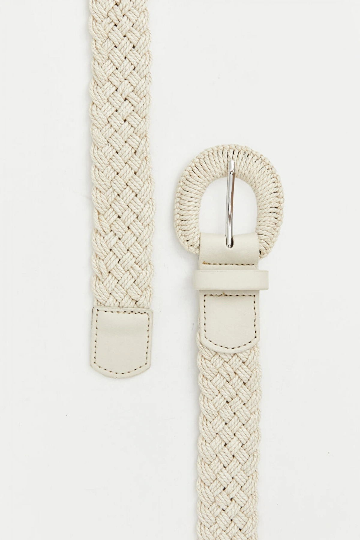 LCW ACCESSORIES Ekru Hasır Örgü Kadın Kemer