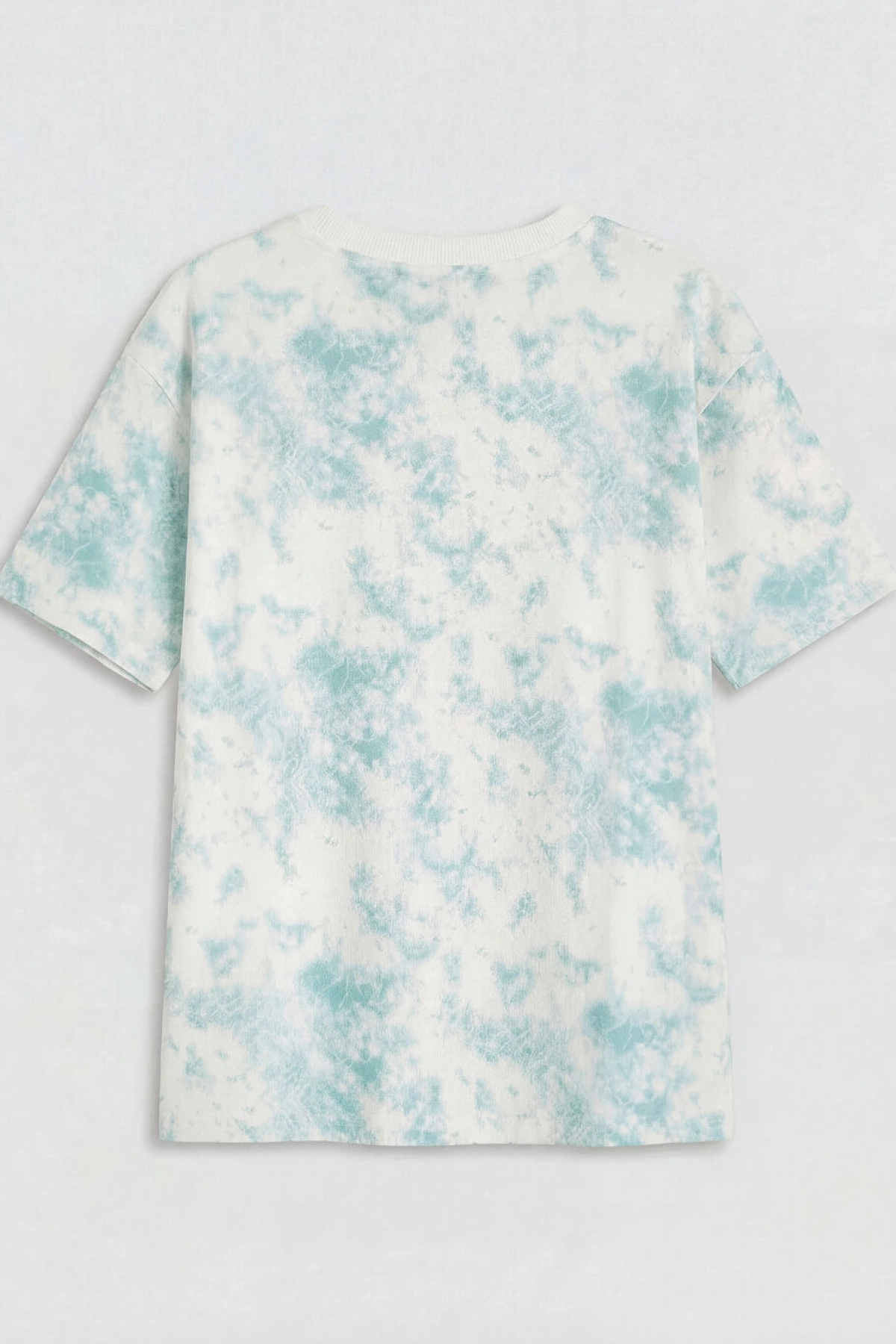 LCW Kids Turkuaz Batik Desenli Erkek Çocuk Şortlu Takım