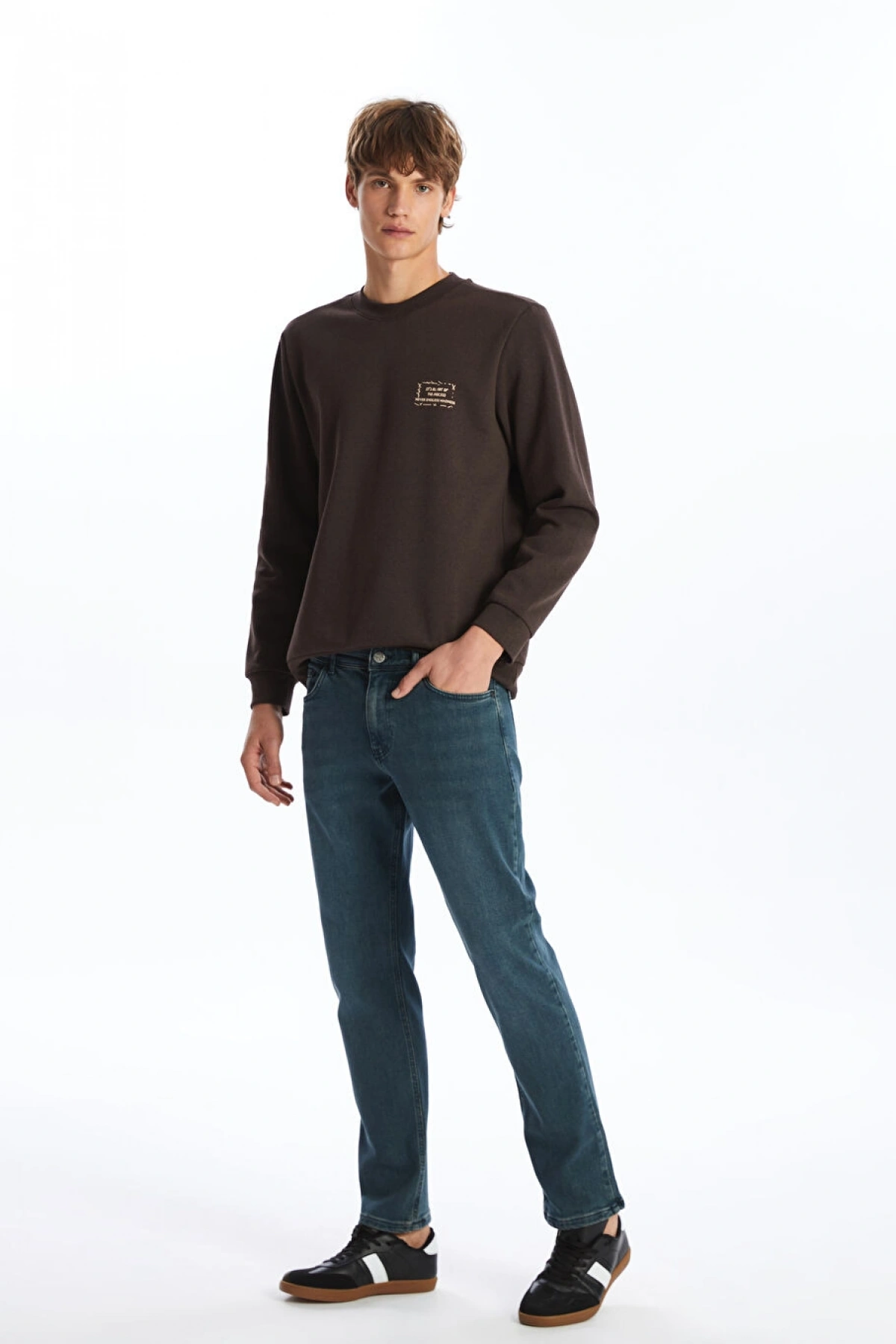 LCW Jeans Yeşil 779 Regular Fit Erkek Jean Pantolon