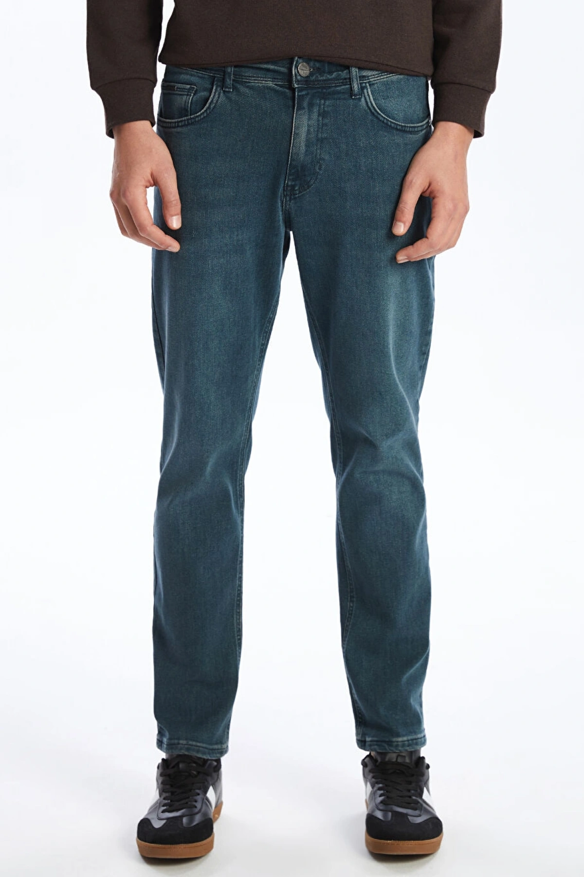 LCW Jeans Yeşil 779 Regular Fit Erkek Jean Pantolon