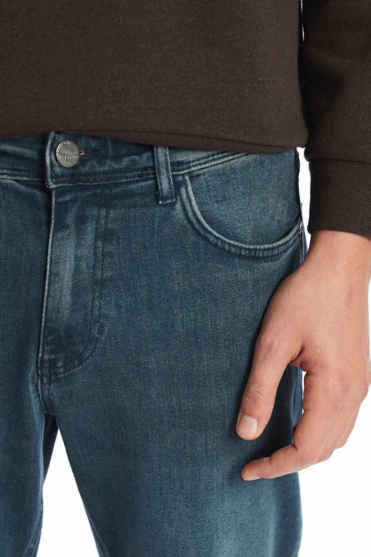 LCW Jeans Yeşil 779 Regular Fit Erkek Jean Pantolon