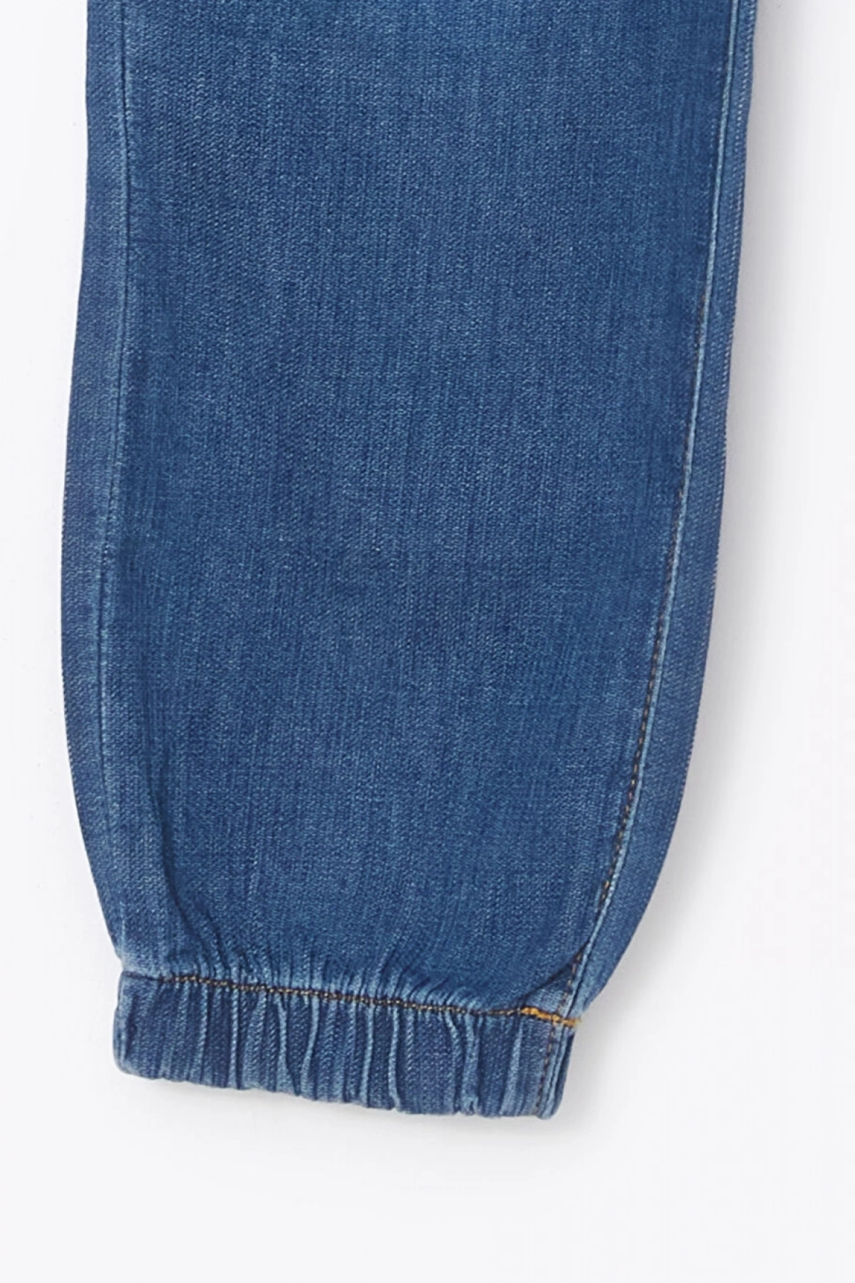 LCW Kids Indigo Beli Lastikli Erkek Çocuk Jogger Jean Pantolon