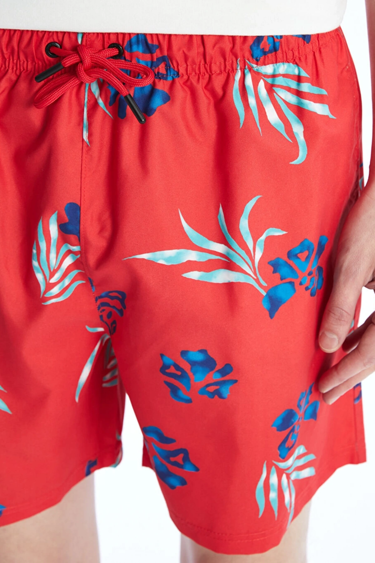 XSIDE Mercan Kısa Boy Desenli Erkek Deniz Şortu