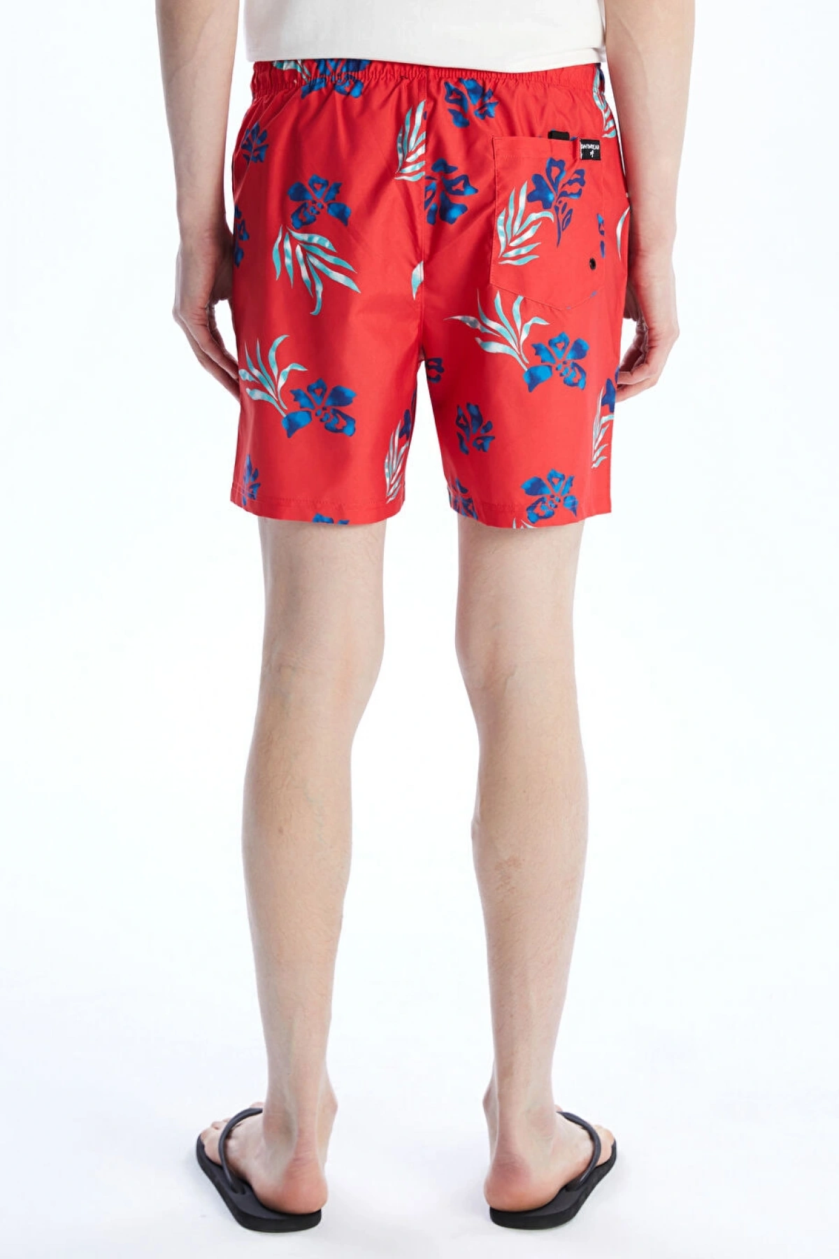 XSIDE Mercan Kısa Boy Desenli Erkek Deniz Şortu