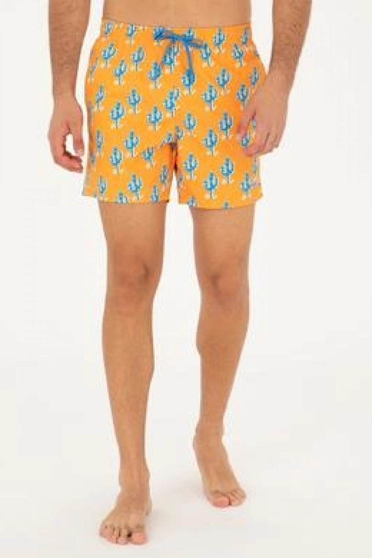 U.S.POLO Erkek Turuncu Deniz Şortu