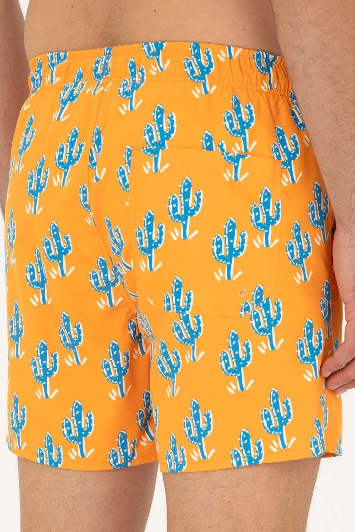 U.S.POLO Erkek Turuncu Deniz Şortu