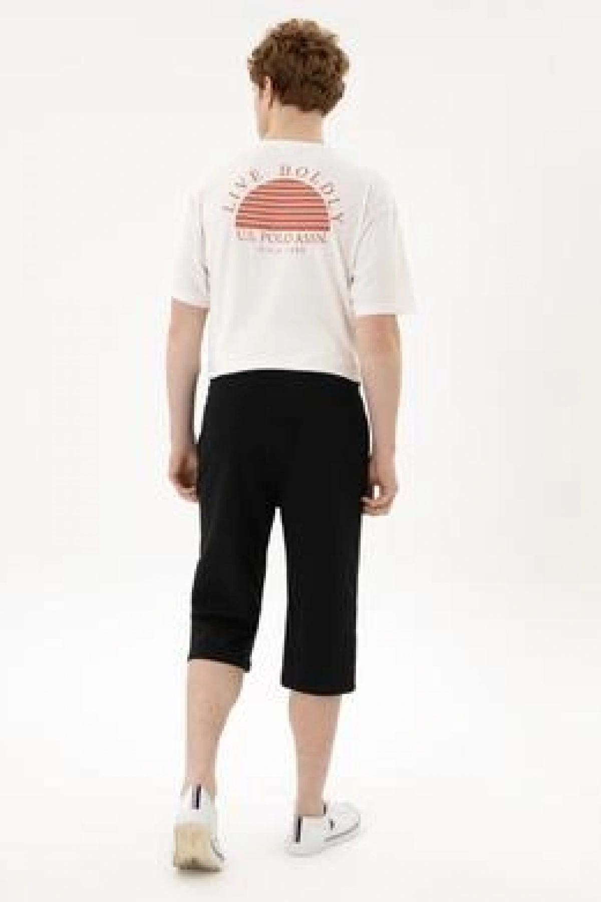 USPA Erkek DUSTYIY24 Örme Kapri Bermuda 1795967