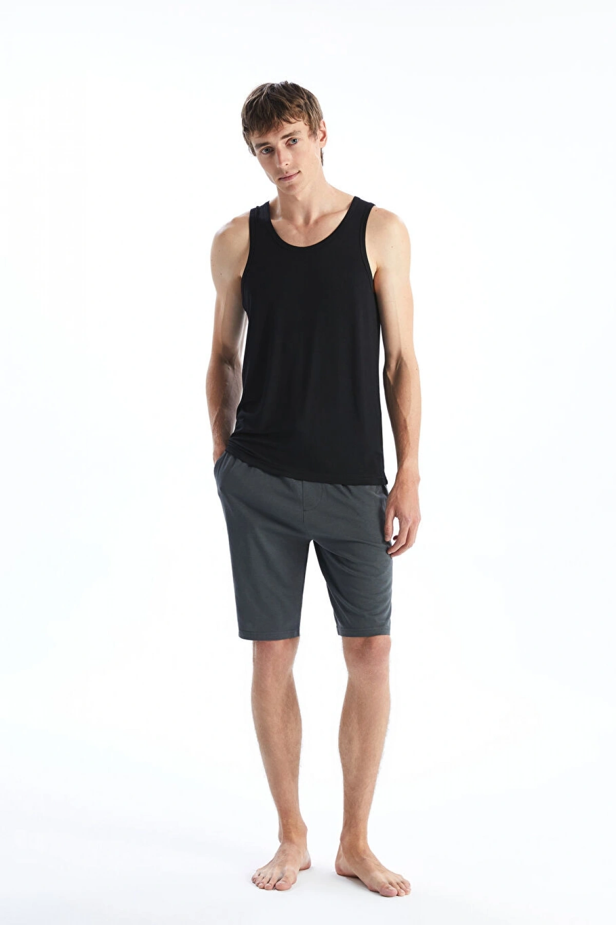 Standart Kalıp Erkek Pijama Alt Şort