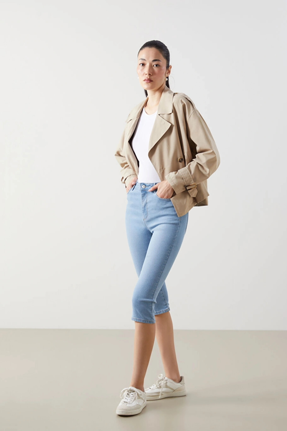 Dar Fit Kadın Jean Kapri (S5)