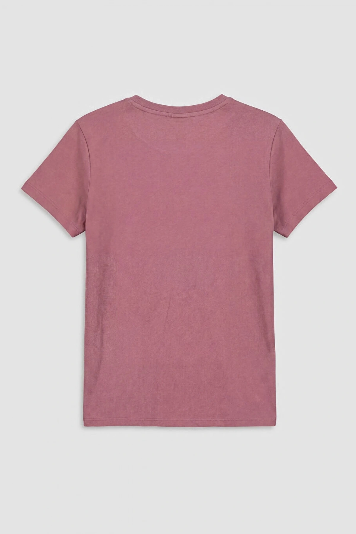 LCW Kids Pembe Bisiklet Yaka Boncuklu Kız Çocuk Tişört