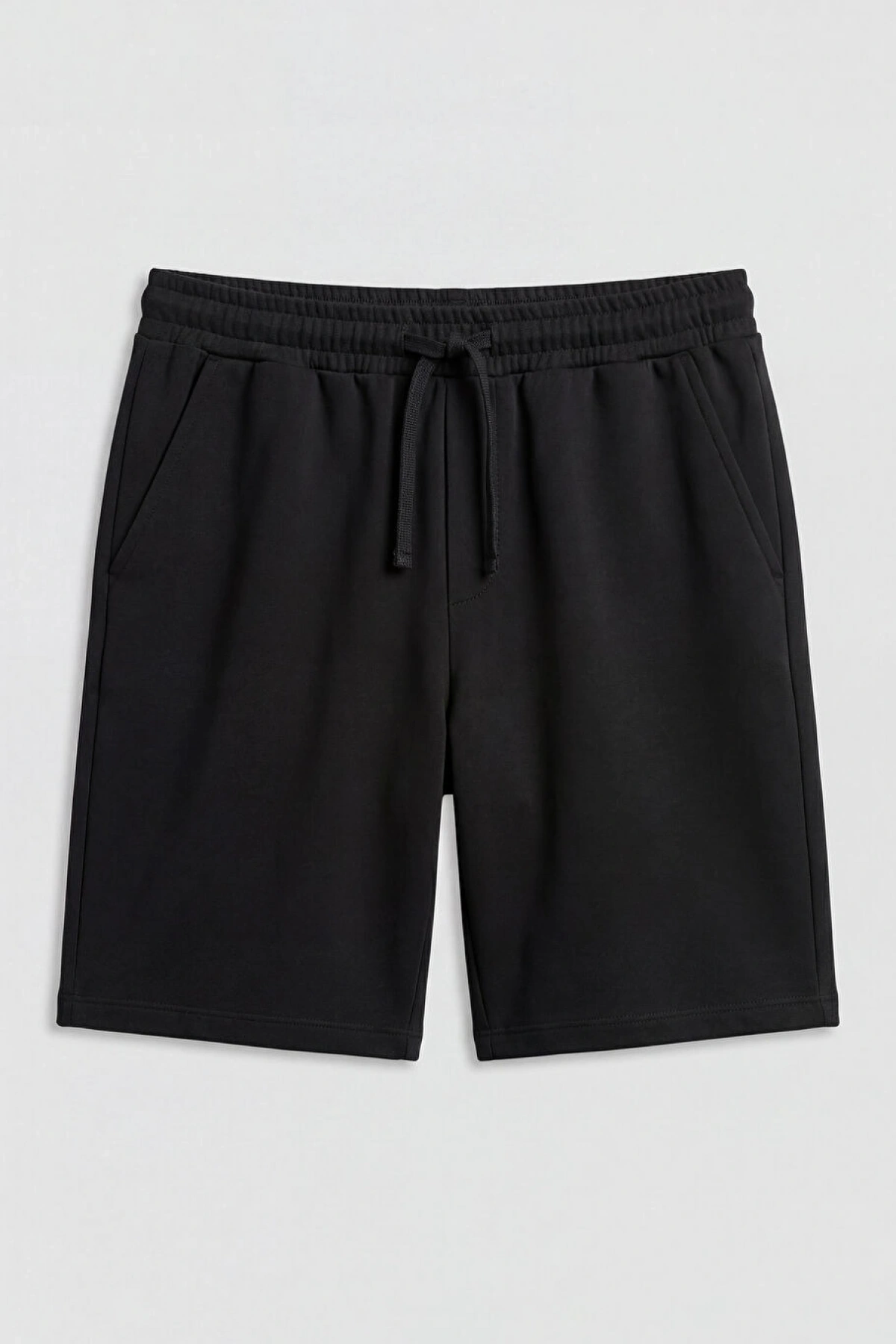 LCW Kids Siyah Beli Lastikli Erkek Çocuk Şort 2li