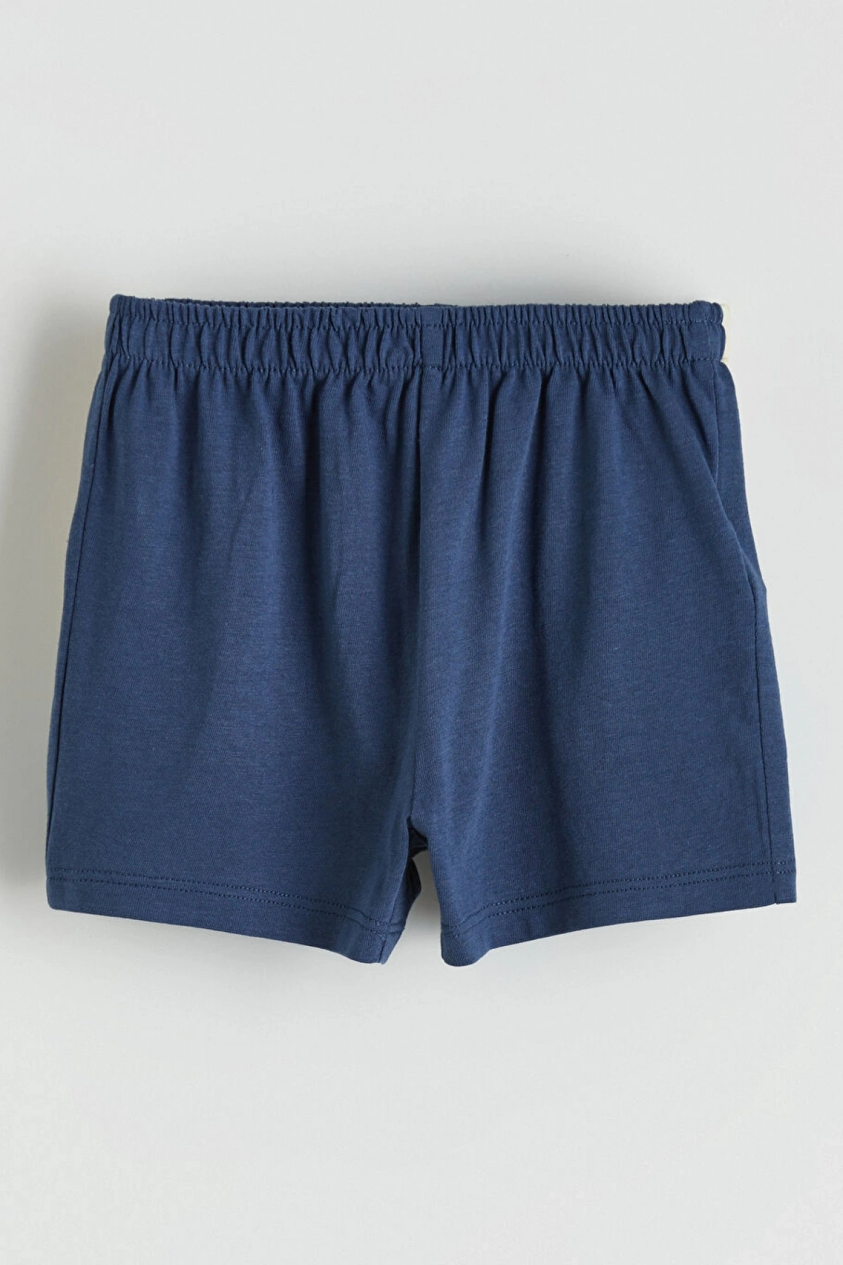 LCW baby Ekru Erkek Bebek Baskılı Tişört Ve Şort