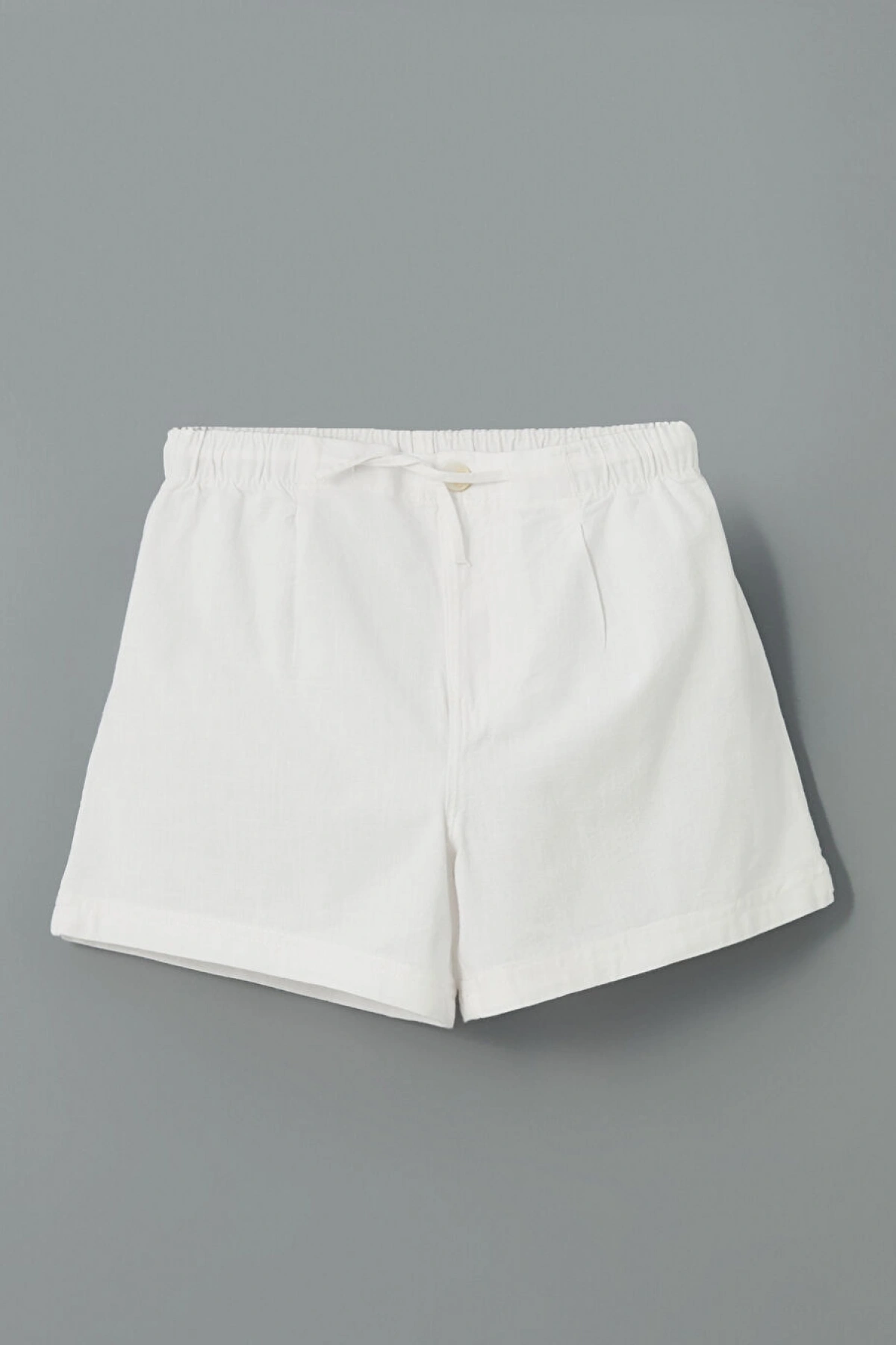 LCW Kids Beyaz Beli Lastikli Kız Çocuk Şort