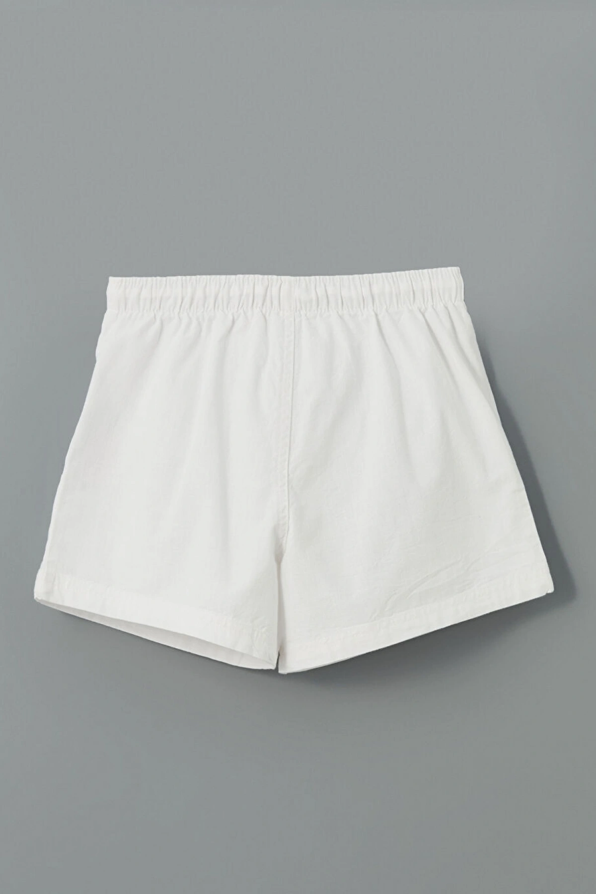 LCW Kids Beyaz Beli Lastikli Kız Çocuk Şort