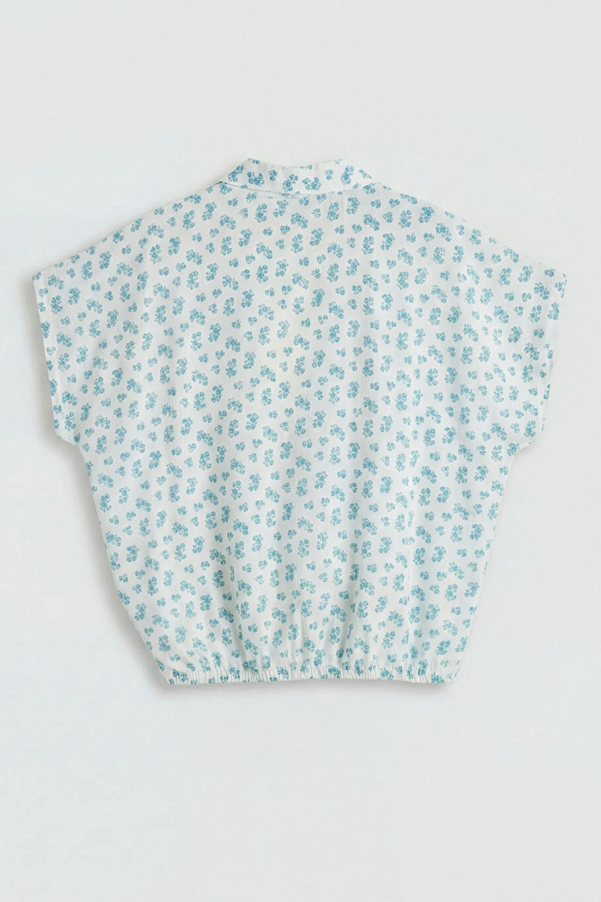 LCW Kids Yeşil Çiçekli Kız Çocuk Gömlek