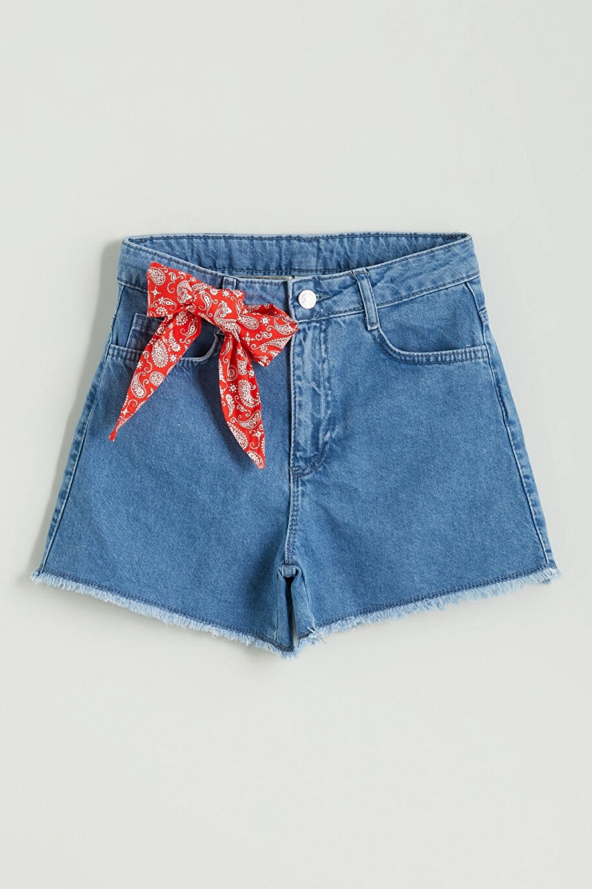 LCW Kids Mavi Kız Çocuk Jean Şort