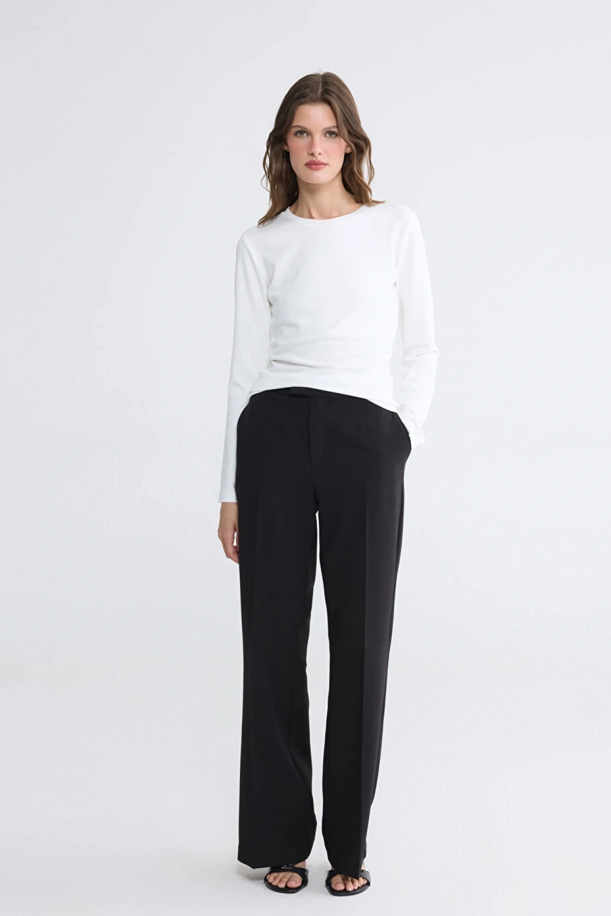 LCW EVERYDAY Ekru Soft Touch Kadın Body