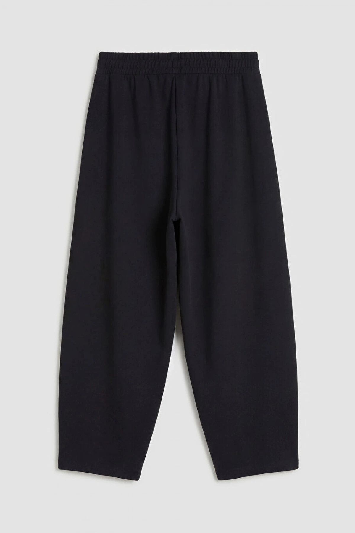 Natuvera Siyah Beli Lastikli Kadın Eşofman Altı