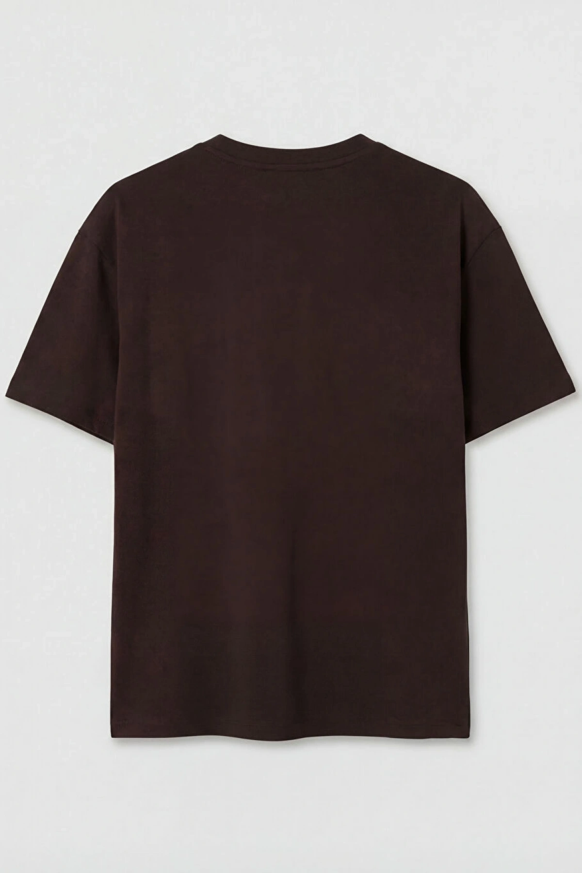 XSIDE Kahverengi Los Angeles Baskılı Soft Touch Kadın Tişört